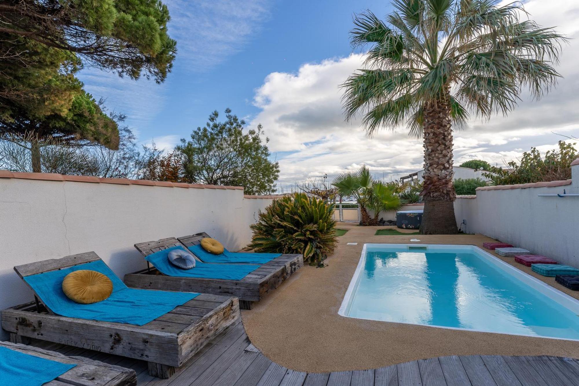 Villa Hestia - Piscine Privee Agde Bagian luar foto